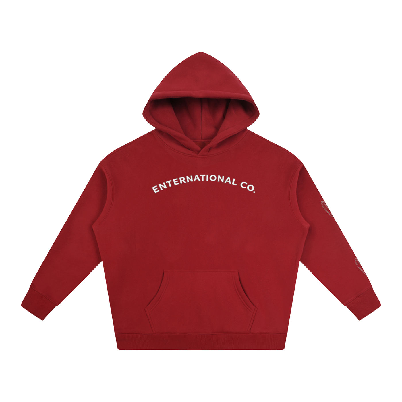 Oversize Fleeced Beyond Borders Hoodie