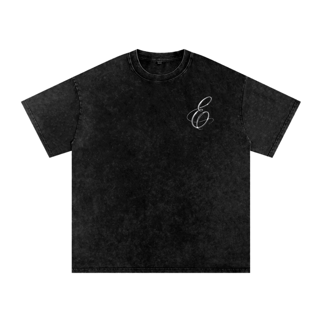 Snow Washed Oversized Exclusive Cotton T-Shirt