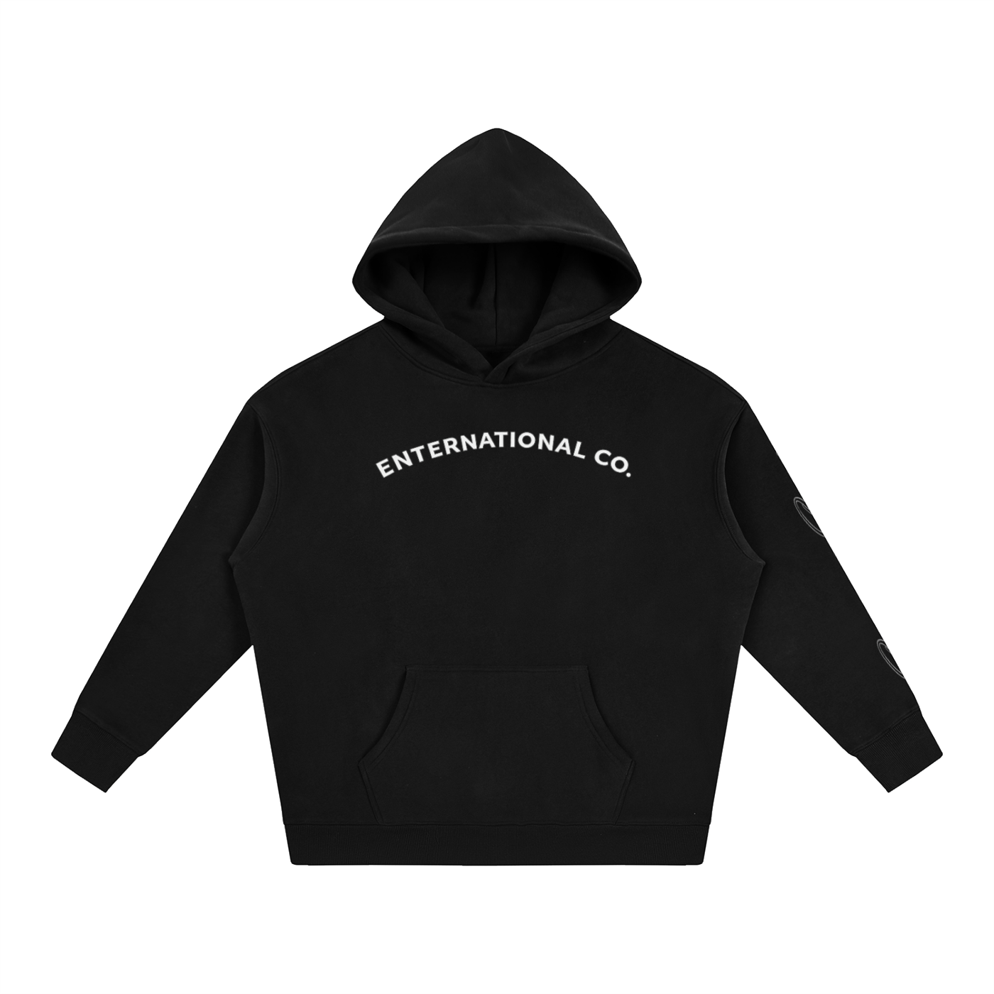 Oversize Fleeced Beyond Borders Hoodie