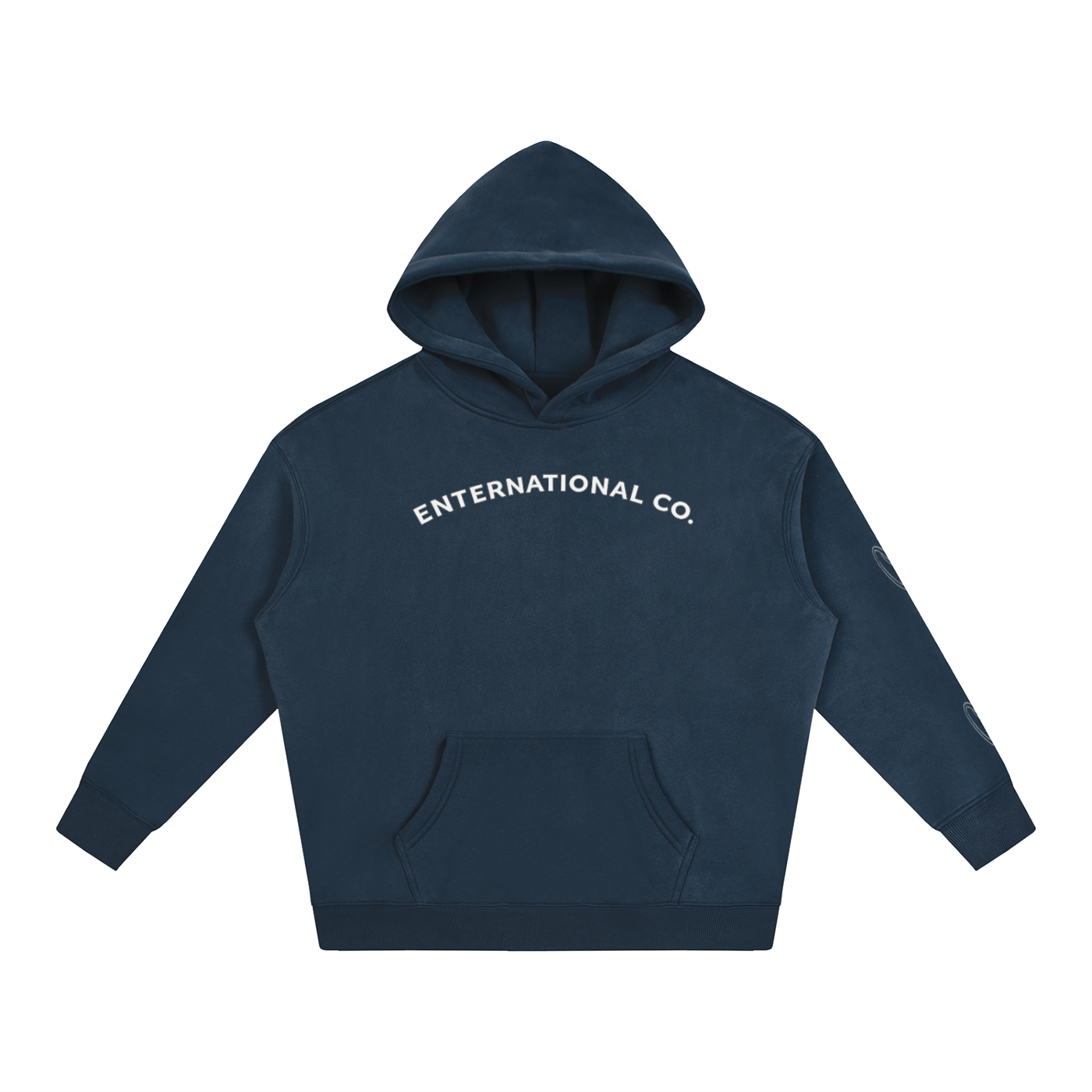 Oversize Fleeced Beyond Borders Hoodie
