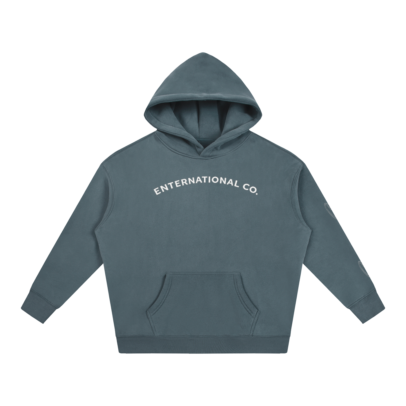 Oversize Fleeced Beyond Borders Hoodie
