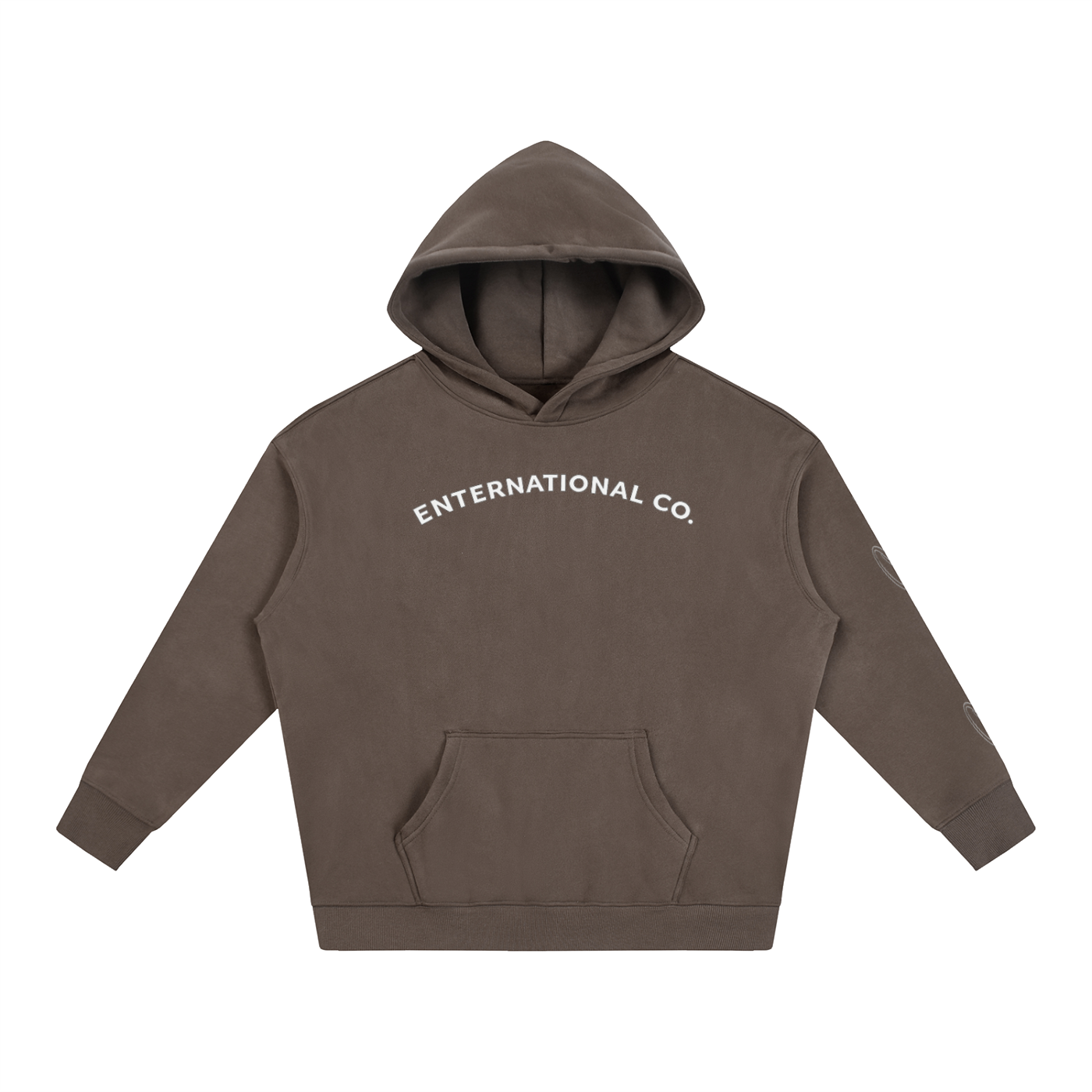 Oversize Fleeced Beyond Borders Hoodie