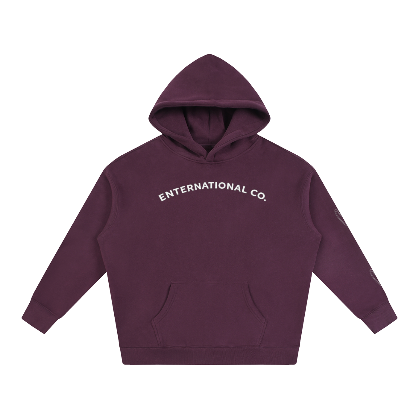 Oversize Fleeced Beyond Borders Hoodie