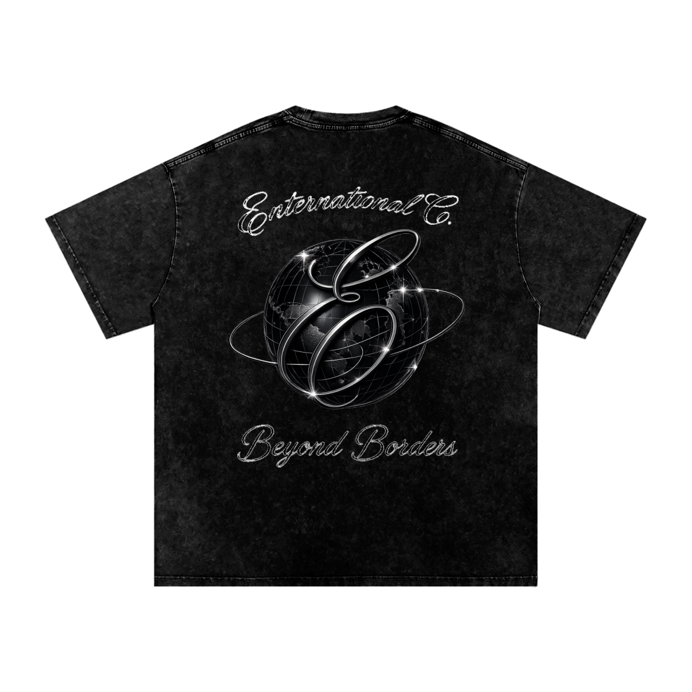 Snow Washed Oversized Exclusive Cotton T-Shirt