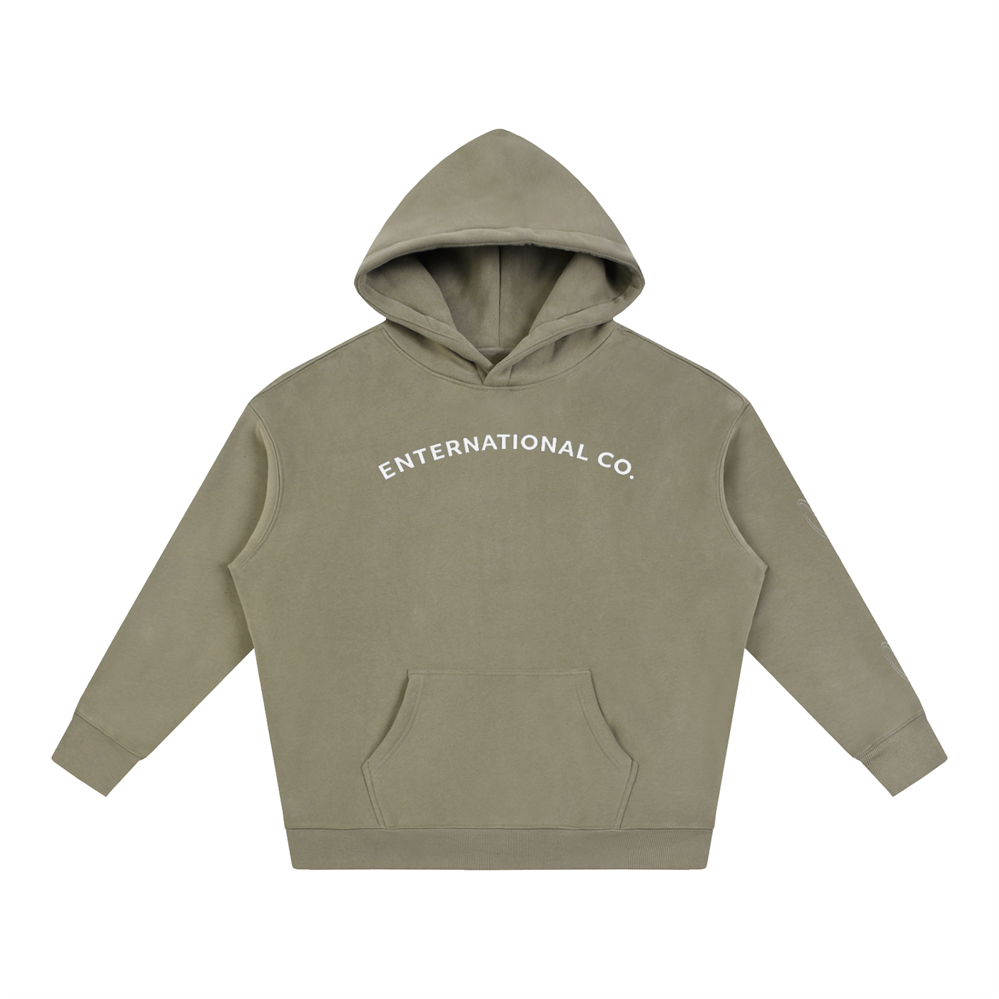 Oversize Fleeced Beyond Borders Hoodie